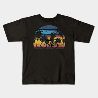 Retro Cycling Vintage Bike Rider Kids T-Shirt